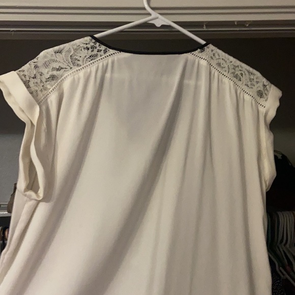 Bundle of Express Work or Casual tops with lace, leather, and zipper details! - Picture 5 of 11